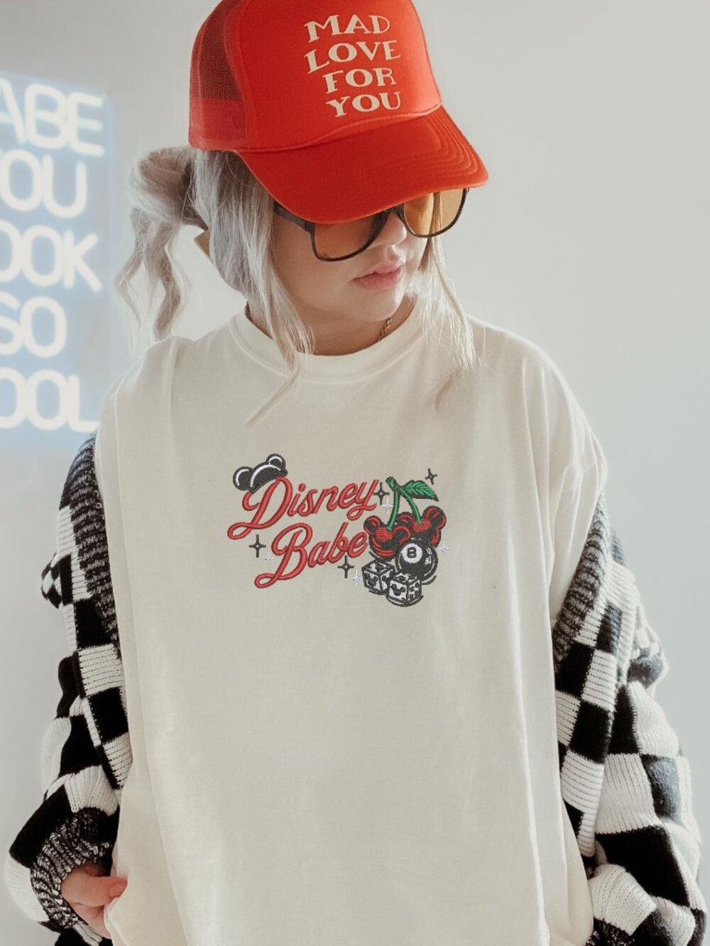 Embroidered Disney Babe T-Shirt